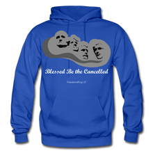 Load image into Gallery viewer, BLESSED BE THE CANCELLED - Gildan Heavy Blend Adult Hoodie - royal blue
