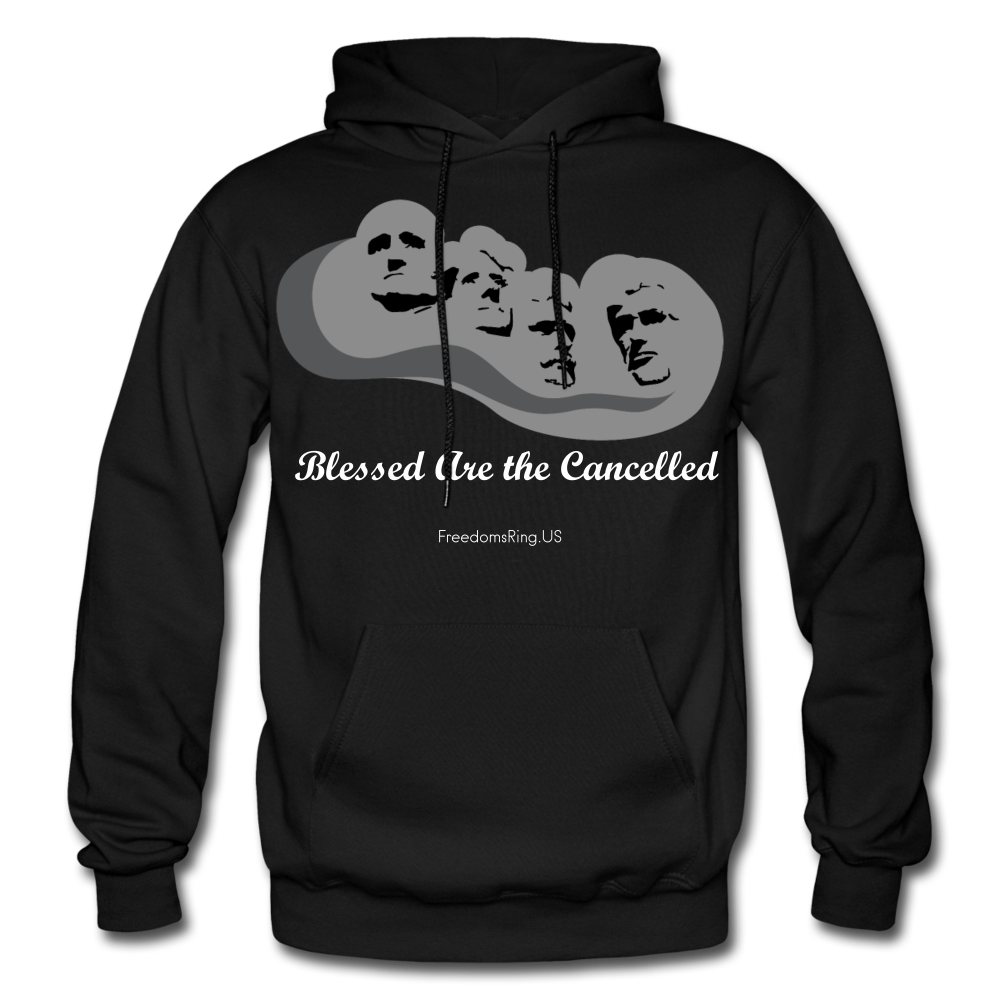 BLESSED ARE THE CANCELLED - Gildan Heavy Blend Adult Hoodie - black