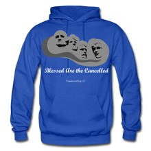 Load image into Gallery viewer, BLESSED ARE THE CANCELLED - Gildan Heavy Blend Adult Hoodie - royal blue
