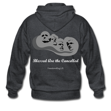 Load image into Gallery viewer, BLESSED ARE THE CANCELLED - Gildan Heavy Blend Adult Zip Hoodie - deep heather
