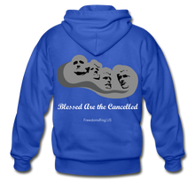 Load image into Gallery viewer, BLESSED ARE THE CANCELLED - Gildan Heavy Blend Adult Zip Hoodie - royal blue
