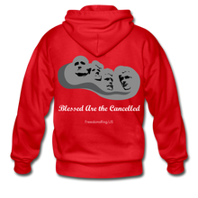 Load image into Gallery viewer, BLESSED ARE THE CANCELLED - Gildan Heavy Blend Adult Zip Hoodie - red
