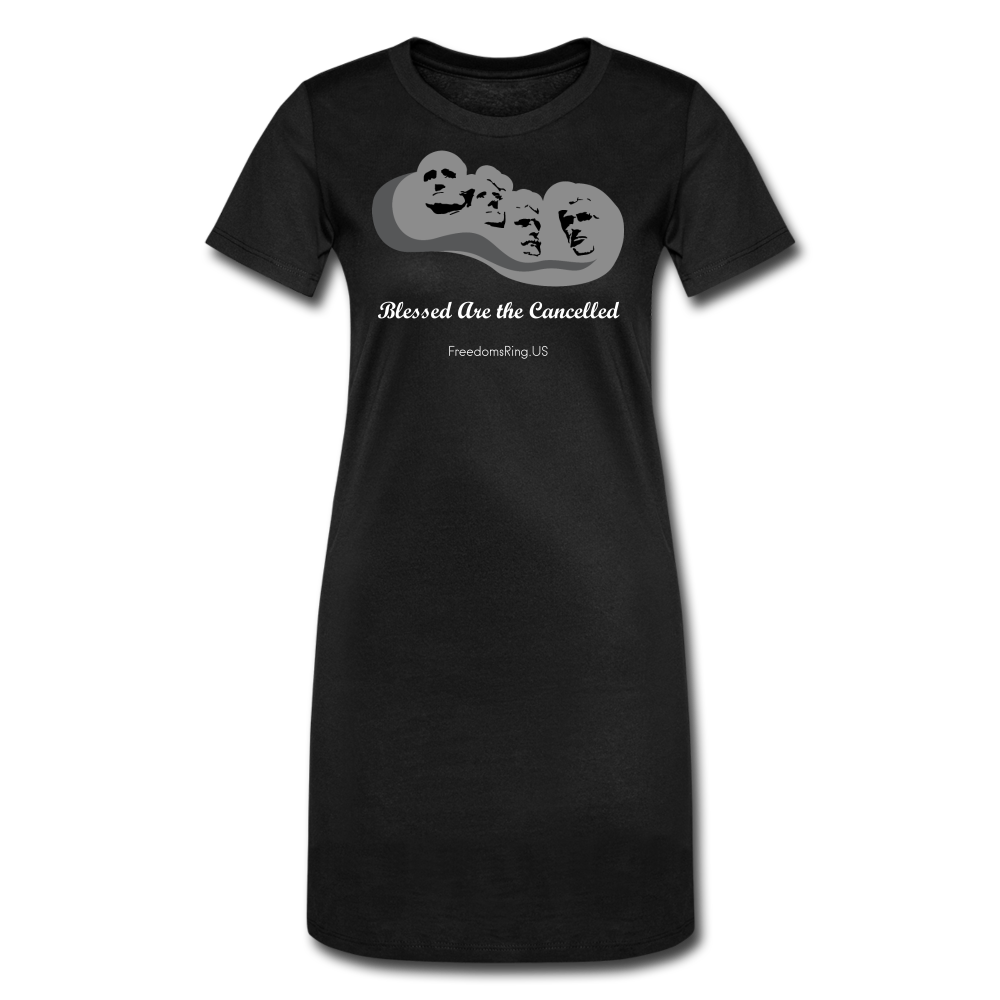 BLESSED ARE THE CANCELLED - Women's T-Shirt Dress - black