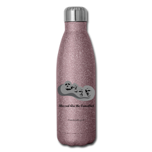 Load image into Gallery viewer, BLESSED ARE THE CANCELLED - Insulated Stainless Steel Water Bottle - pink glitter
