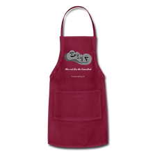 Load image into Gallery viewer, BLESSED ARE THE CANCELLED - Adjustable Apron - burgundy
