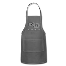 Load image into Gallery viewer, BLESSED ARE THE CANCELLED - Adjustable Apron - charcoal
