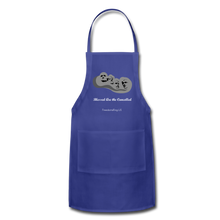 Load image into Gallery viewer, BLESSED ARE THE CANCELLED - Adjustable Apron - royal blue
