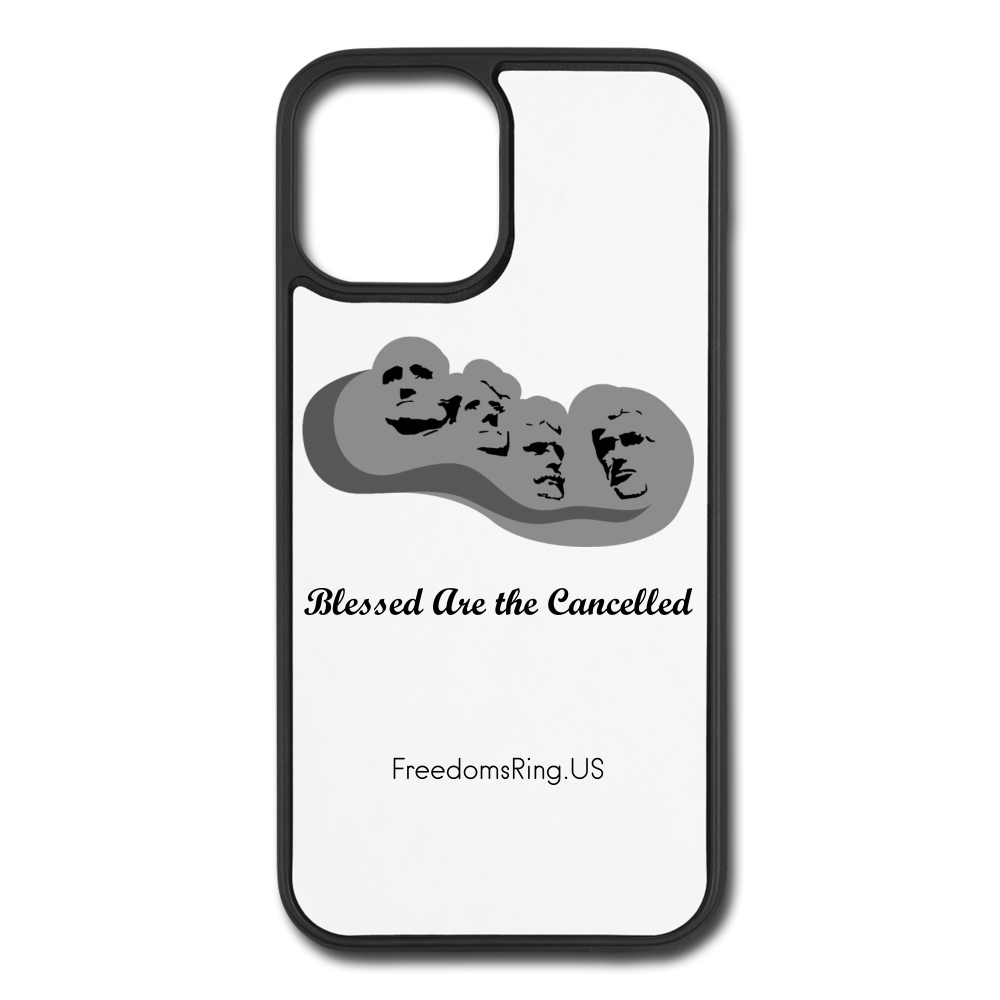 BLESSED ARE THE CANCELLED - iPhone 12/12 Pro Case - white/black