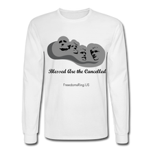 Load image into Gallery viewer, BLESSED ARE THE CANCELLED - Men&#39;s Long Sleeve T-Shirt - white
