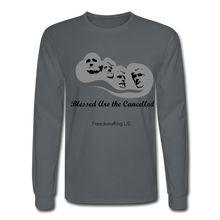 Load image into Gallery viewer, BLESSED ARE THE CANCELLED - Men&#39;s Long Sleeve T-Shirt - charcoal
