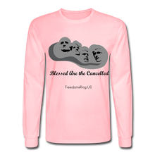 Load image into Gallery viewer, BLESSED ARE THE CANCELLED - Men&#39;s Long Sleeve T-Shirt - pink
