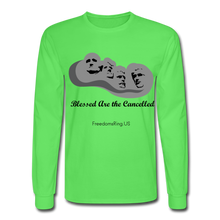 Load image into Gallery viewer, BLESSED ARE THE CANCELLED - Men&#39;s Long Sleeve T-Shirt - kiwi
