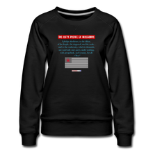 Load image into Gallery viewer, THE LEFT&#39;S PLEDGE OF ALLEGIANCE - Women’s Premium Sweatshirt - black
