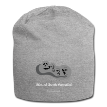 Load image into Gallery viewer, BLESSED ARE THE CANCELLED - Jersey Beanie - heather gray
