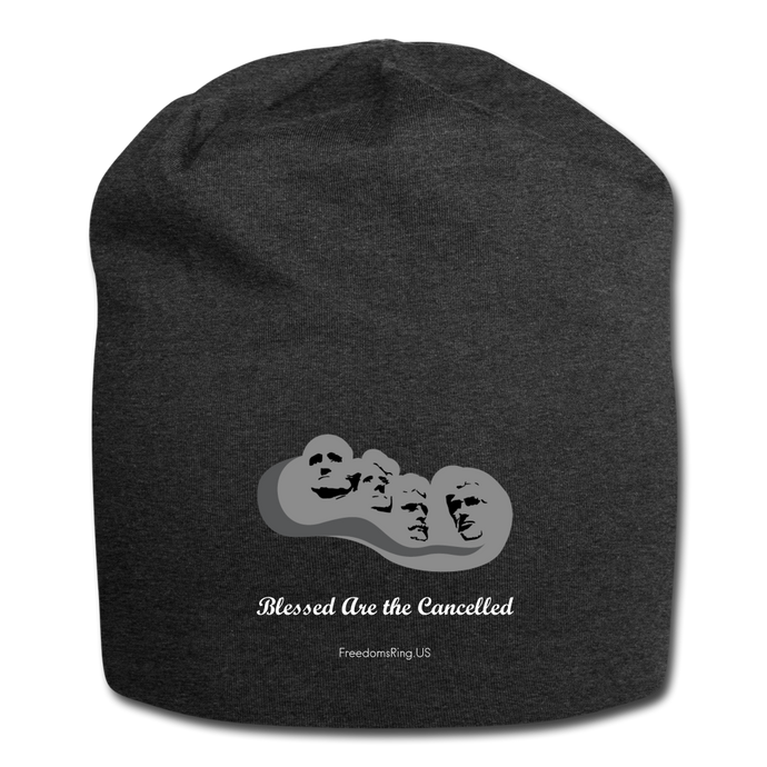 BLESSED ARE THE CANCELLED - Jersey Beanie - charcoal gray