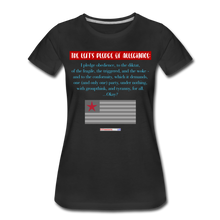 Load image into Gallery viewer, THE LEFT&#39;S PLEDGE OF ALLEGIANCE - Women’s Premium T-Shirt - black
