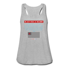 Load image into Gallery viewer, THE LEFT&#39;S PLEDGE OF ALLEGIANCE - Women&#39;s Flowy Tank Top by Bella - heather gray
