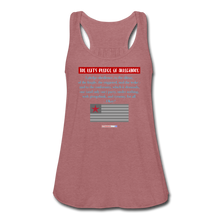 Load image into Gallery viewer, THE LEFT&#39;S PLEDGE OF ALLEGIANCE - Women&#39;s Flowy Tank Top by Bella - mauve
