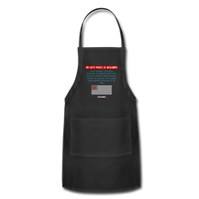 Load image into Gallery viewer, THE LEFT&#39;S PLEDGE OF ALLEGIANCE - Adjustable Apron - black
