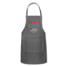 Load image into Gallery viewer, THE LEFT&#39;S PLEDGE OF ALLEGIANCE - Adjustable Apron - charcoal
