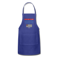 Load image into Gallery viewer, THE LEFT&#39;S PLEDGE OF ALLEGIANCE - Adjustable Apron - royal blue
