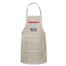 Load image into Gallery viewer, THE LEFT&#39;S PLEDGE OF ALLEGIANCE - Adjustable Apron - natural
