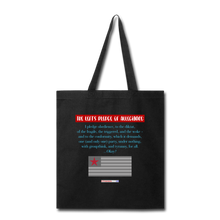 Load image into Gallery viewer, THE LEFT&#39;S PLEDGE OF ALLEGIANCE - Tote Bag - black
