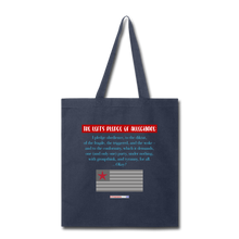 Load image into Gallery viewer, THE LEFT&#39;S PLEDGE OF ALLEGIANCE - Tote Bag - navy
