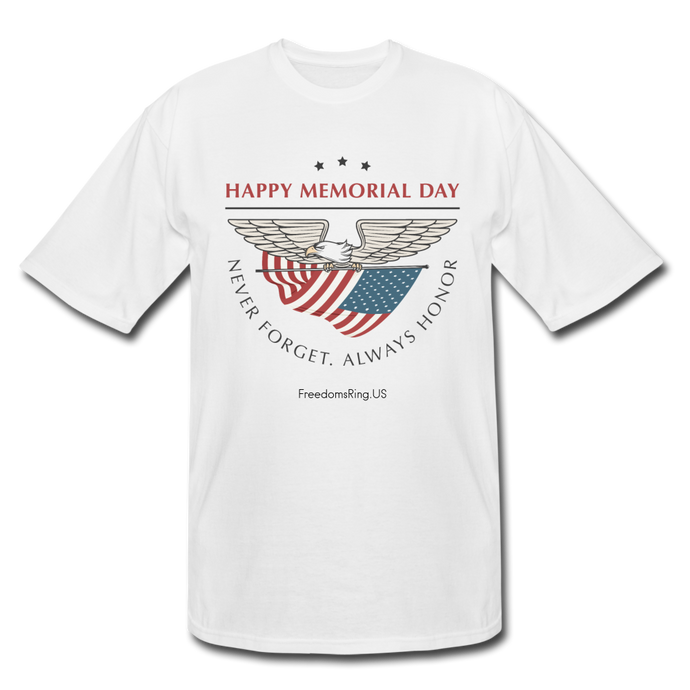 MEMORIAL DAY - Men's Tall T-Shirt - white