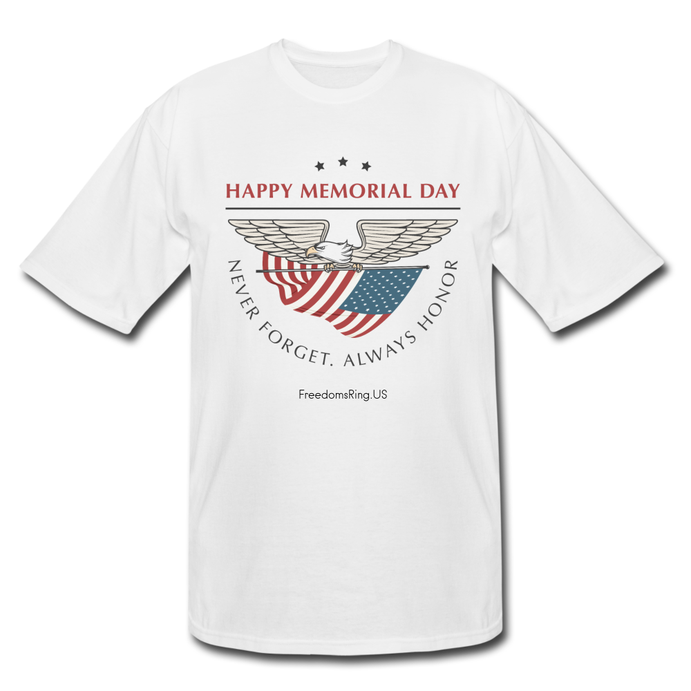 MEMORIAL DAY - Men's Tall T-Shirt - white