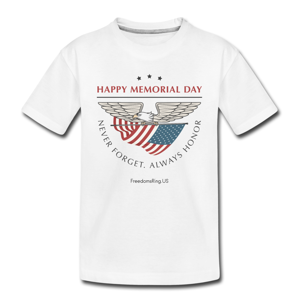 MEMORIAL DAY - Kids' Premium T-Shirt - white