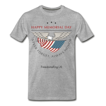 Load image into Gallery viewer, MEMORIAL DAY - Men&#39;s Premium T-Shirt - heather gray
