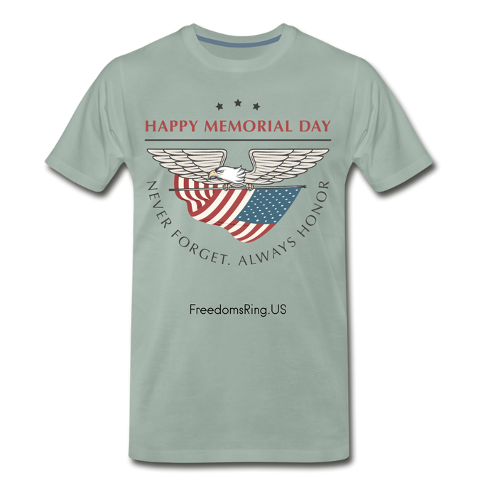 MEMORIAL DAY - Men's Premium T-Shirt - steel green