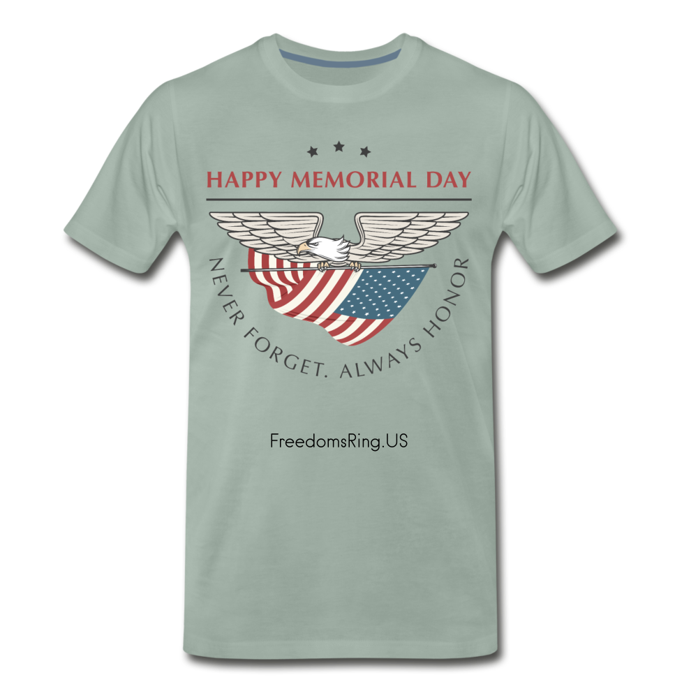 MEMORIAL DAY - Men's Premium T-Shirt - steel green