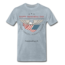 Load image into Gallery viewer, MEMORIAL DAY - Men&#39;s Premium T-Shirt - heather ice blue
