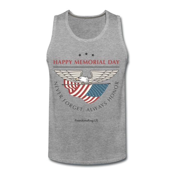 MEMORIAL DAY - Men’s Premium Tank - heather gray