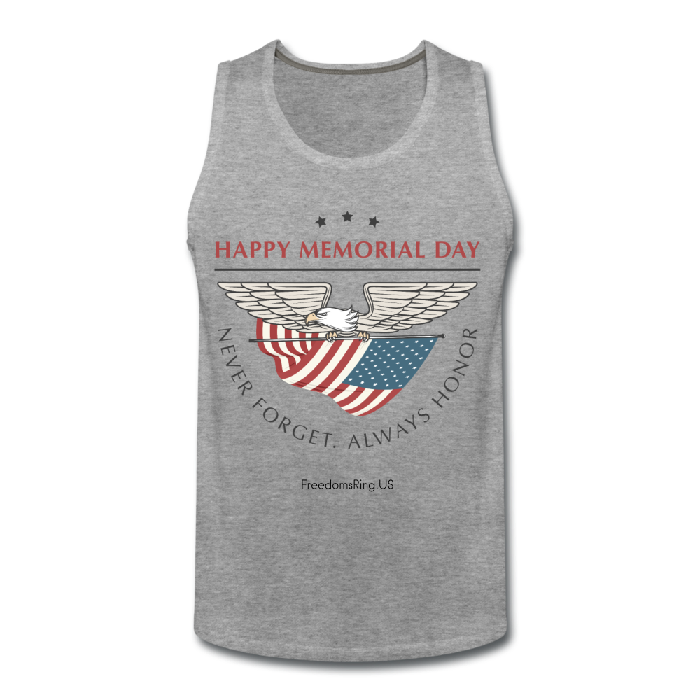 MEMORIAL DAY - Men’s Premium Tank - heather gray