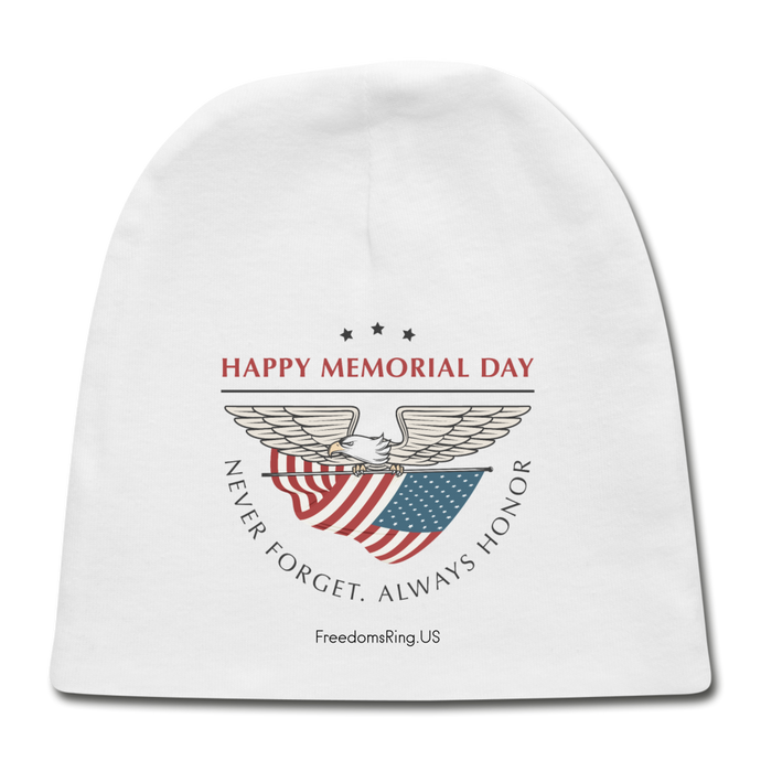 MEMORIAL DAY - Baby Cap - white