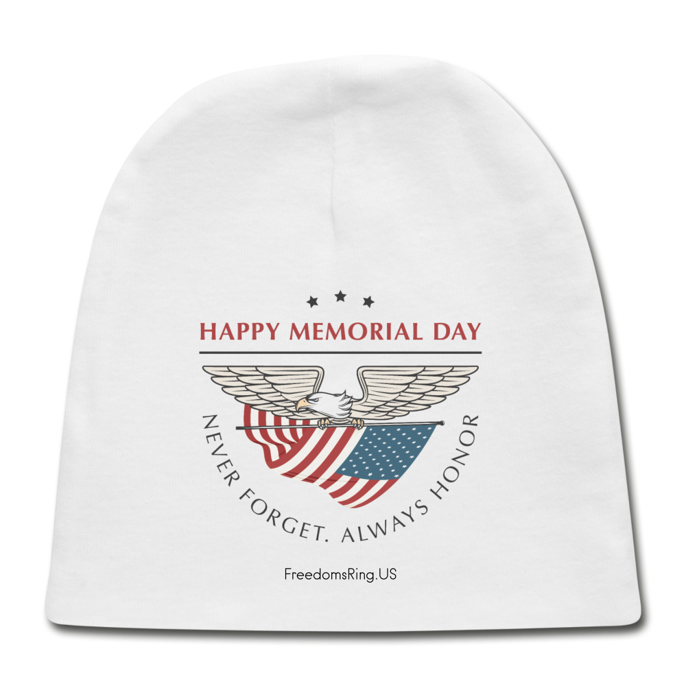 MEMORIAL DAY - Baby Cap - white