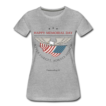 Load image into Gallery viewer, MEMORIAL DAY - Women’s Premium T-Shirt - heather gray
