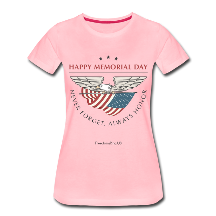 MEMORIAL DAY - Women’s Premium T-Shirt - pink