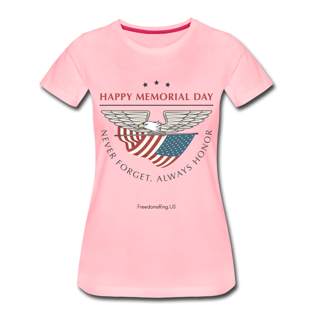 MEMORIAL DAY - Women’s Premium T-Shirt - pink