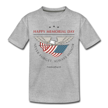 Load image into Gallery viewer, MEMORIAL DAY - Toddler Premium T-Shirt - heather gray
