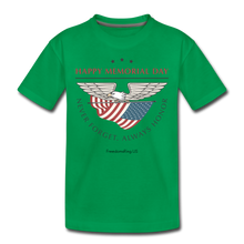 Load image into Gallery viewer, MEMORIAL DAY - Toddler Premium T-Shirt - kelly green
