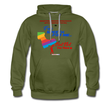 Load image into Gallery viewer, FREE SPEECH FOR ME, BUT NOT FOR THEE - Men’s Premium Hoodie - olive green
