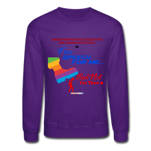 Load image into Gallery viewer, FREE SPEECH FOR ME, BUT NOT FOR THEE - Crewneck Sweatshirt - purple
