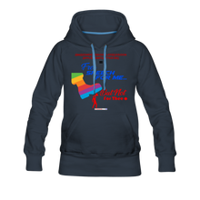 Load image into Gallery viewer, FREE SPEECH FOR ME, BUT NOT FOR THEE - Women’s Premium Hoodie - navy
