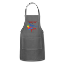 Load image into Gallery viewer, FREE SPEECH FOR ME, BUT NOT FOR THEE - Adjustable Apron - charcoal
