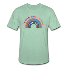 Load image into Gallery viewer, GROUPTHINK RAINBOW - Unisex Heather Prism T-Shirt - heather prism mint
