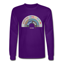 Load image into Gallery viewer, GROUPTHINK RAINBOW - Men&#39;s Long Sleeve T-Shirt - purple
